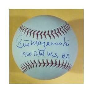  Bill Mazeroski Autographed/Hand Signed Pittsburgh Pirates 