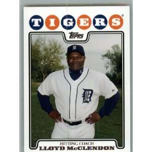   Mcclendon / Hitting Coach / MLB Trading Card   In Protective Display