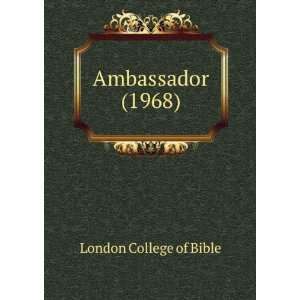 Ambassador (1968) London College of Bible  Books