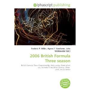  2006 British Formula Three season (9786133764019) Books