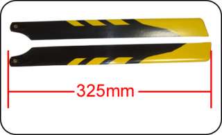 6x FiberGlass main & tail blades For T rex Trex 450 v2  
