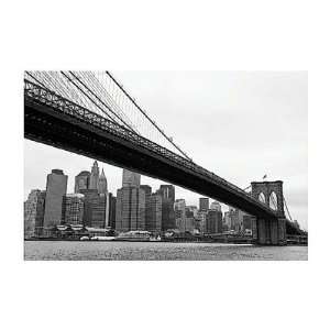  Manhattan from Brooklyn (b/w) Finest LAMINATED Print Erin 