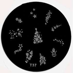  Nail Art Stamping Image Plate T37 