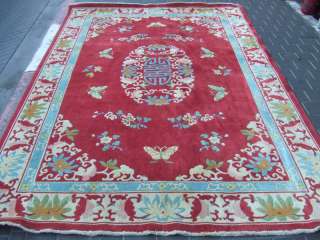 Beautiful hand woven Chinese rug Antiques Carpets  