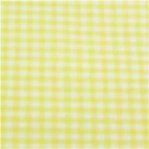 Spechler Vogel Yarn Dyed, Reversible Cotton Fabric, Yellow Gingham per 