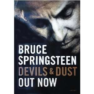  Bruce Springsteen Devils & Dust CD German Promo Poster 