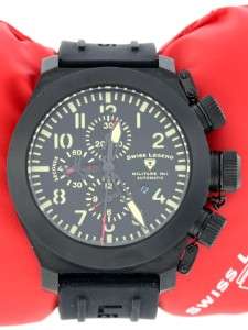 Swiss Legend Militare Ltd Edt No1 Chronograph S Steel Men Rubber Watch 