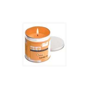  ORANGE VOTIVE CANDLE IN TIN 38307