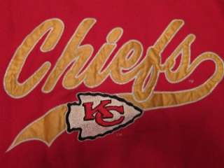   Chiefs NFL Football Varsity Fresh Swaggin Cool Wool Jacket Sz M  