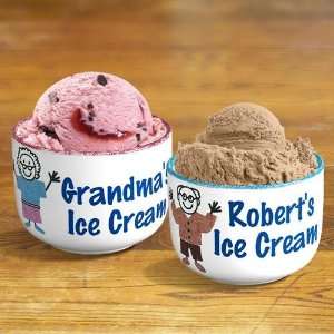  Personalized Ice Cream Bowl for Grandparents   20 oz