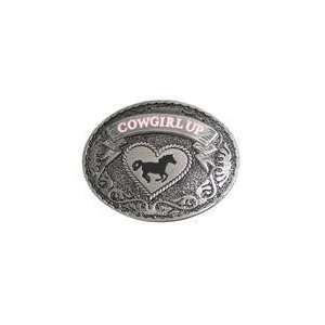  COWGIRL UP Womens Belt Buckle 