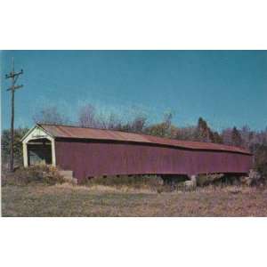   Ford Bridge Parke County Indiana Post Card 60s: Everything Else