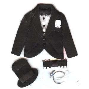   Stickers Wedding / Groom Tuxedo (Black): Arts, Crafts & Sewing
