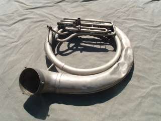 Holton Collegiate Silver Sousaphone Needs Work Missing Valves  