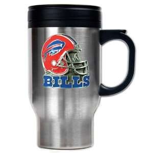  Buffalo Bills Stainless Steel Travel Coffee Mug: Sports 