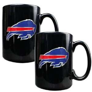 NIB Buffalo Bills NFL Ceramic Coffee Cup Mug Set  Sports 