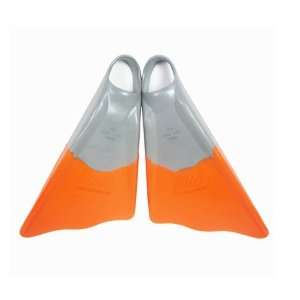  Ally Floating Swim Fins Gry/Org (L, 11 12.5): Sports 