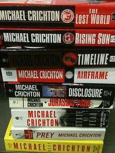   Michael Crichton Thriller/Suspense Novels Next/Prey and More  