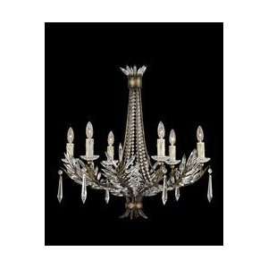   Palace Midnight Crystal Six Light Chandelier from th