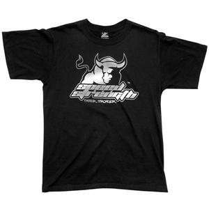    Speed and Strength Raging Bull T Shirt   2X Large/Black Automotive