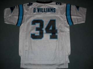Reebok DeAngelo Williams Carolina Panthers White Jersey YOUTH Large 14 
