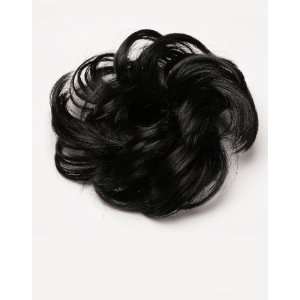  Black flicked bun hair accessory Beauty