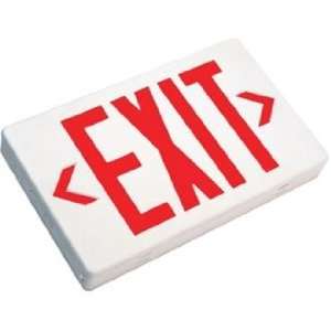  White with Red AC Only LED Exit Sign: Everything Else
