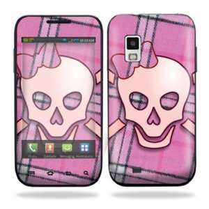   Fascinate i500 Verizon   Pink Bow Skull: Cell Phones & Accessories