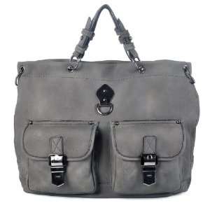 LTQ00402DG Dark Gray Deyce Jessica Quality PU Women Satchel Bag 
