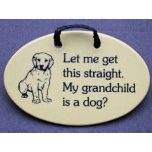  Grandchild Dog Decorative Plague: Everything Else