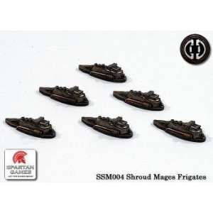    The Uncharted Seas Shroud Mages Frigates (6) zxc Toys & Games