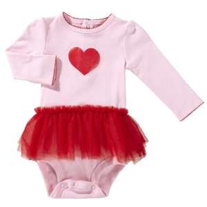  6 Months Carters Girls Onesie Bodysuit Heart Valentine 