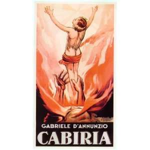 Cabiria (1914) 27 x 40 Movie Poster Italian Style C 