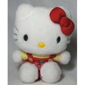  Hello Kitty 6in Plush Doll Red Apple Coveralls: Everything 