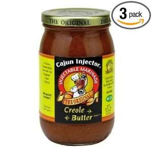 Cajun Injector Creole Butter, 16 Ounce (Pack of 3)  
