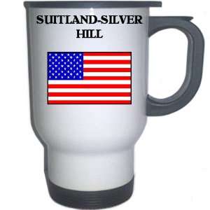 US Flag   Suitland Silver Hill, Maryland (MD) White Stainless Steel 