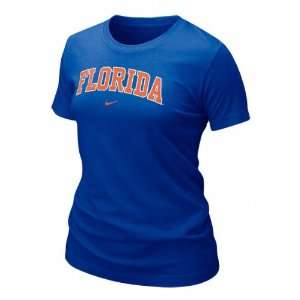  Florida Gators Womens Nike Royal New Arch T Shirt Sports 
