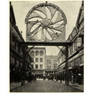 1912 Print Los Angeles California 20 Foot Perpetual Motion Wheel McKee 