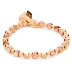   : Vanessa Mooney Copper Nugget On Peach Faux Suede Bracelet: Jewelry