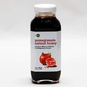 Pomegranate Natural Honey (23oz/650g): Grocery & Gourmet Food