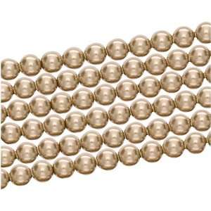   #5810 3mm Round Faux Pearls Bronze (50 Beads): Arts, Crafts & Sewing