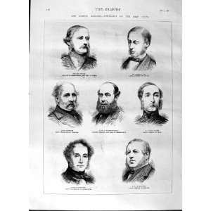  1876 PEERS NEVILL GERARD STURT CRICHTON TOLLEMACHE MEN 