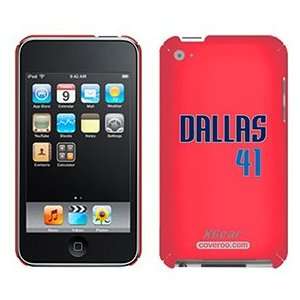  Dirk Nowitzki Dallas 41 on iPod Touch 4G XGear Shell Case 