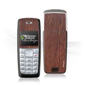   Skins for Nokia 1110   Nussbaum dunkel Design Folie Electronics