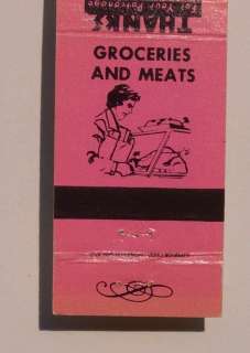 1970s? Matchbook Reichel Brothers Meats Isanti MN MB  