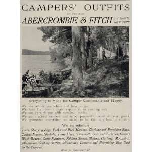   & Fitch Camping Outfits Campsite   Original Print Ad: Home & Kitchen
