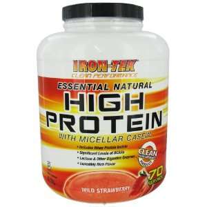  100 Protein with Micellar Casein Wild Strawberry 5 Lbs by 