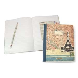  Stitch Notebook Large   The Eiffel Tower (Deluxe) Office 