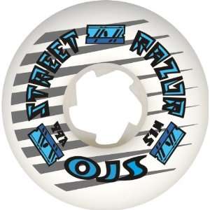  Oj Iii Street Razor 99a 51mm White Skate Wheels: Sports 
