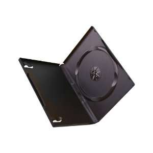   14mm Standard Single Black DVD Cases 100 Pack Electronics